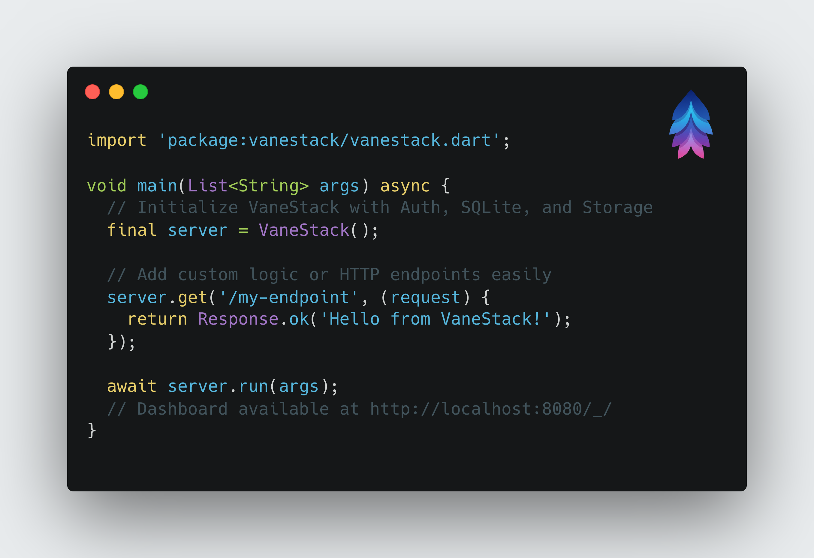 VaneStack gallery image