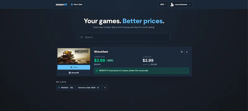 steamAF screenshot 1