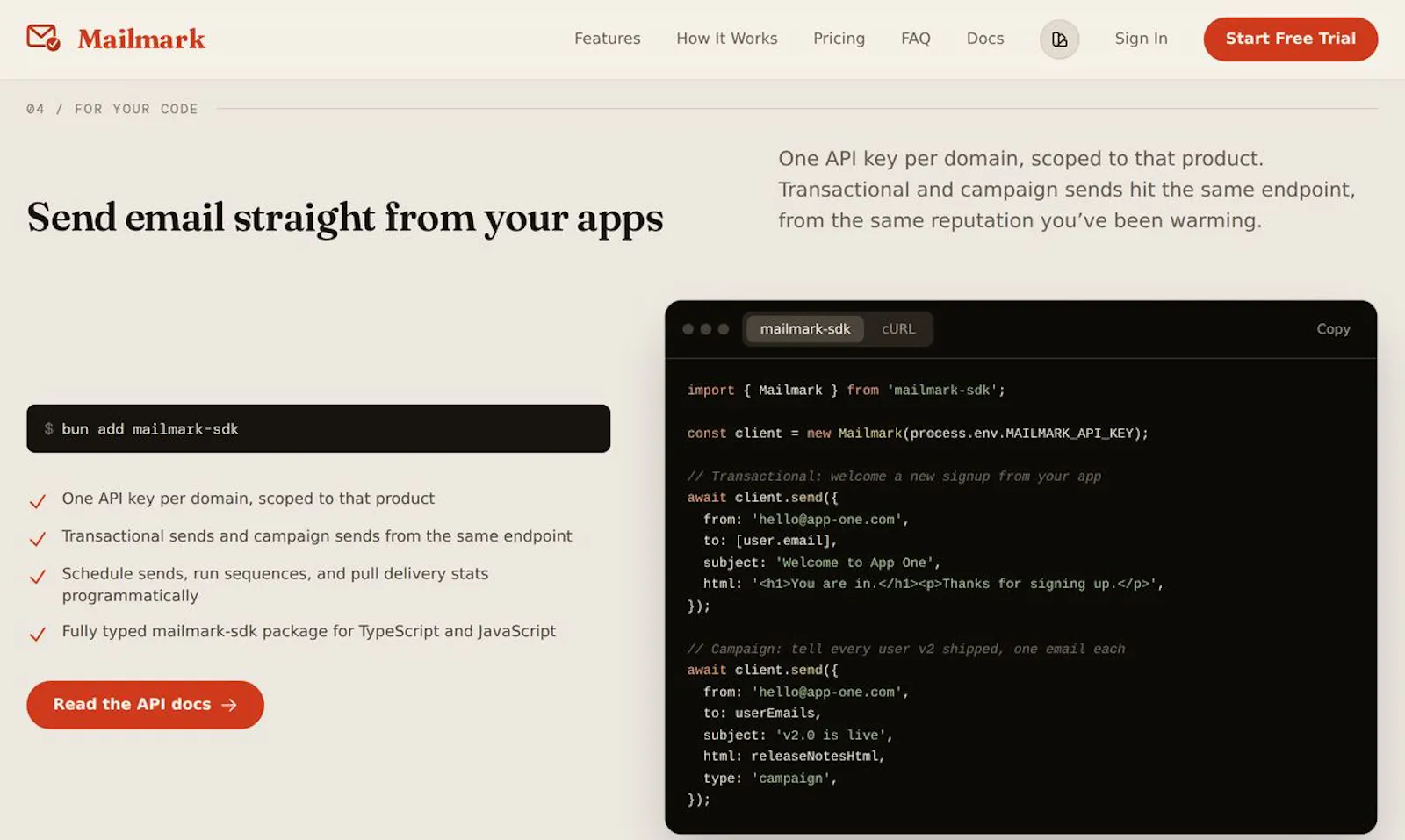 Mailmark screenshot 6