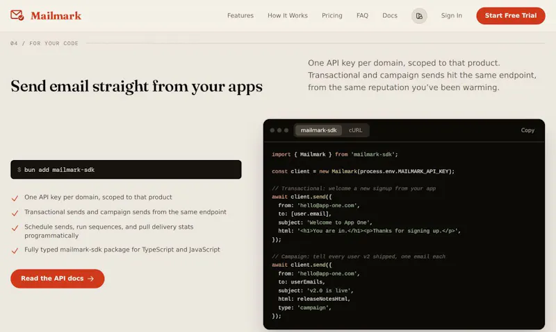 Mailmark screenshot 6