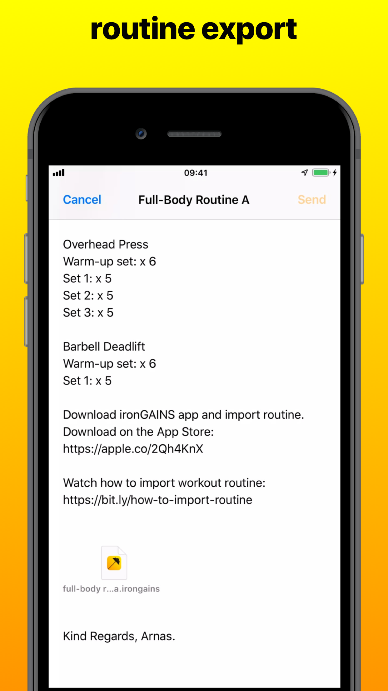 ironGAINS: Weight Training Log gallery image