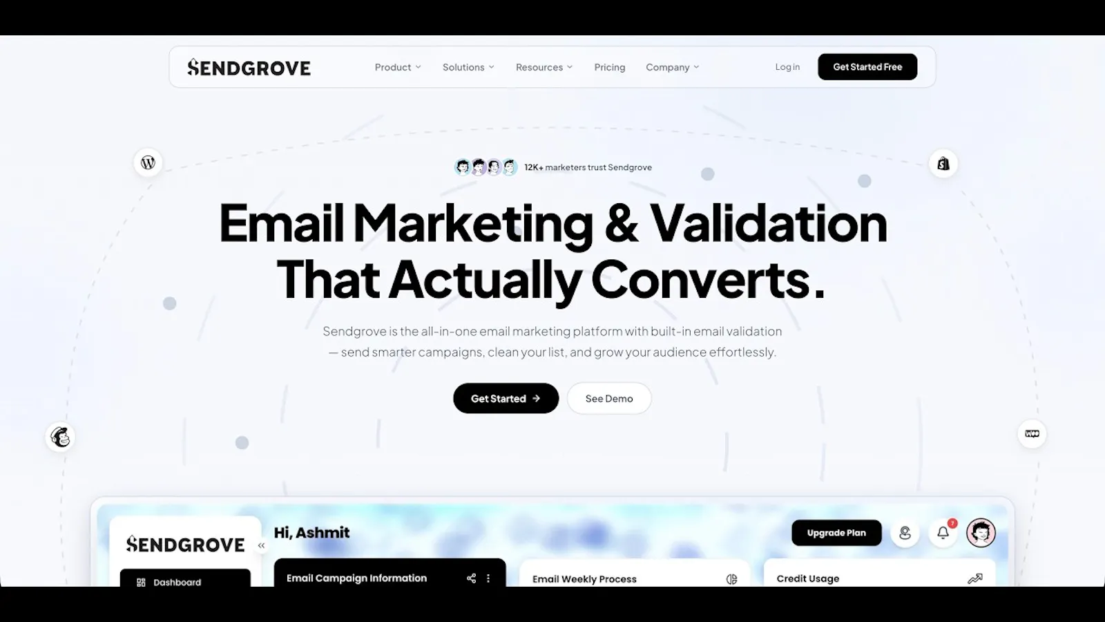 Sendgrove screenshot 1 (video preview)