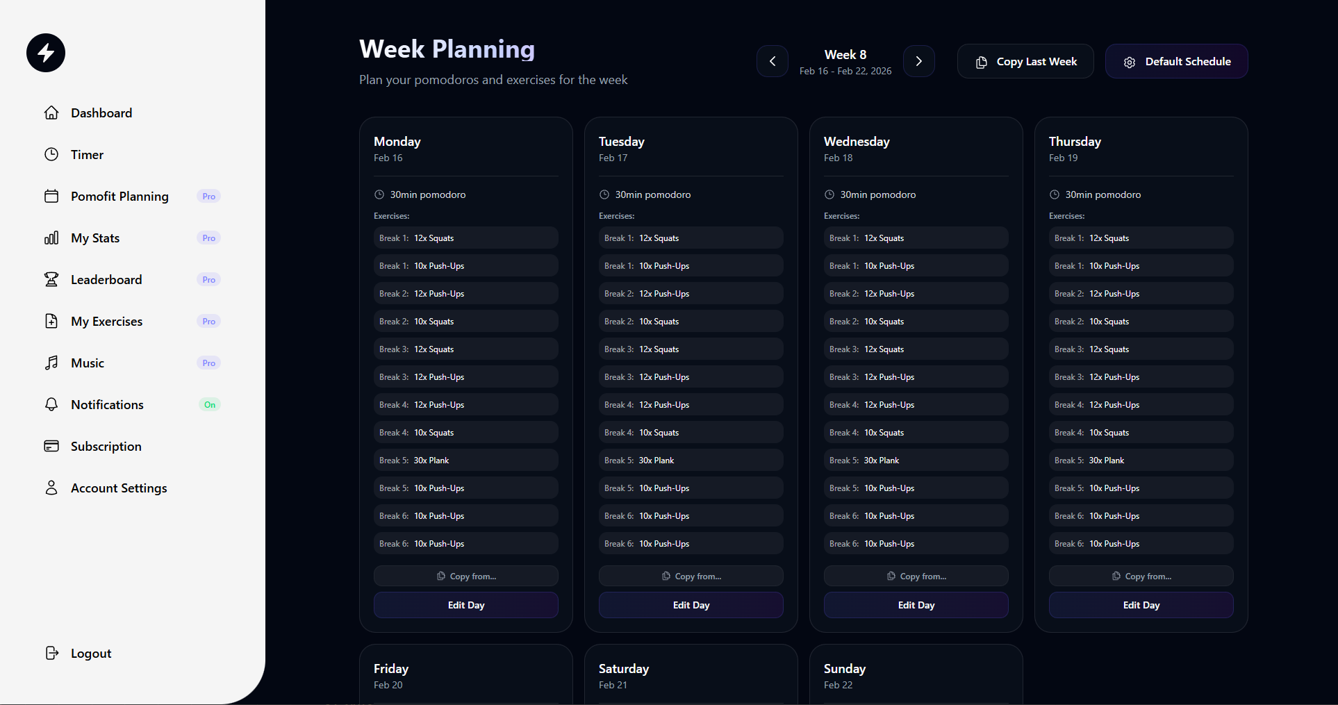 PomoFit gallery image