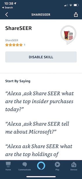 ShareSEER on Alexa gallery image