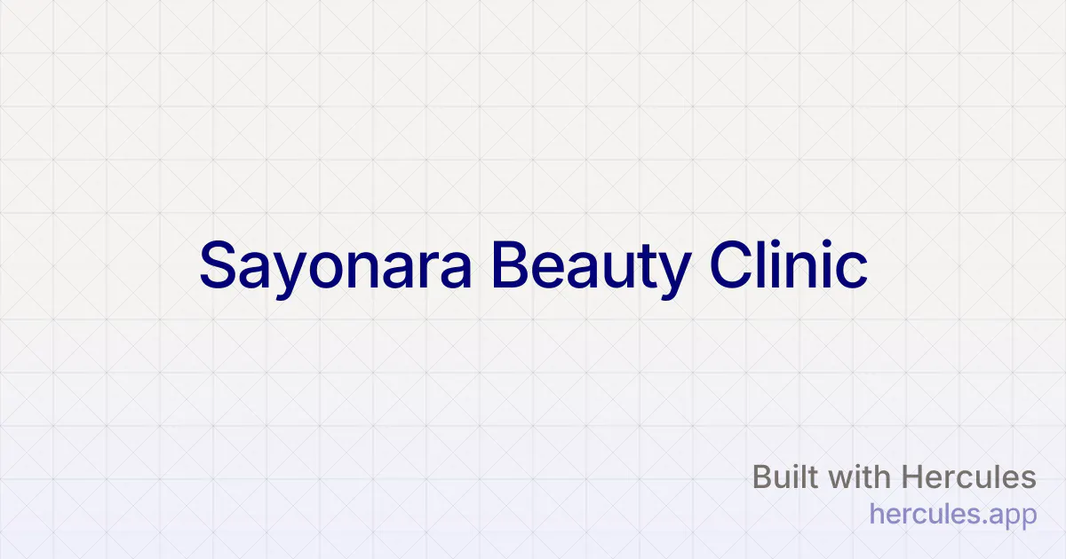 Sayonara Beauty Clinic & Acadamy gallery image