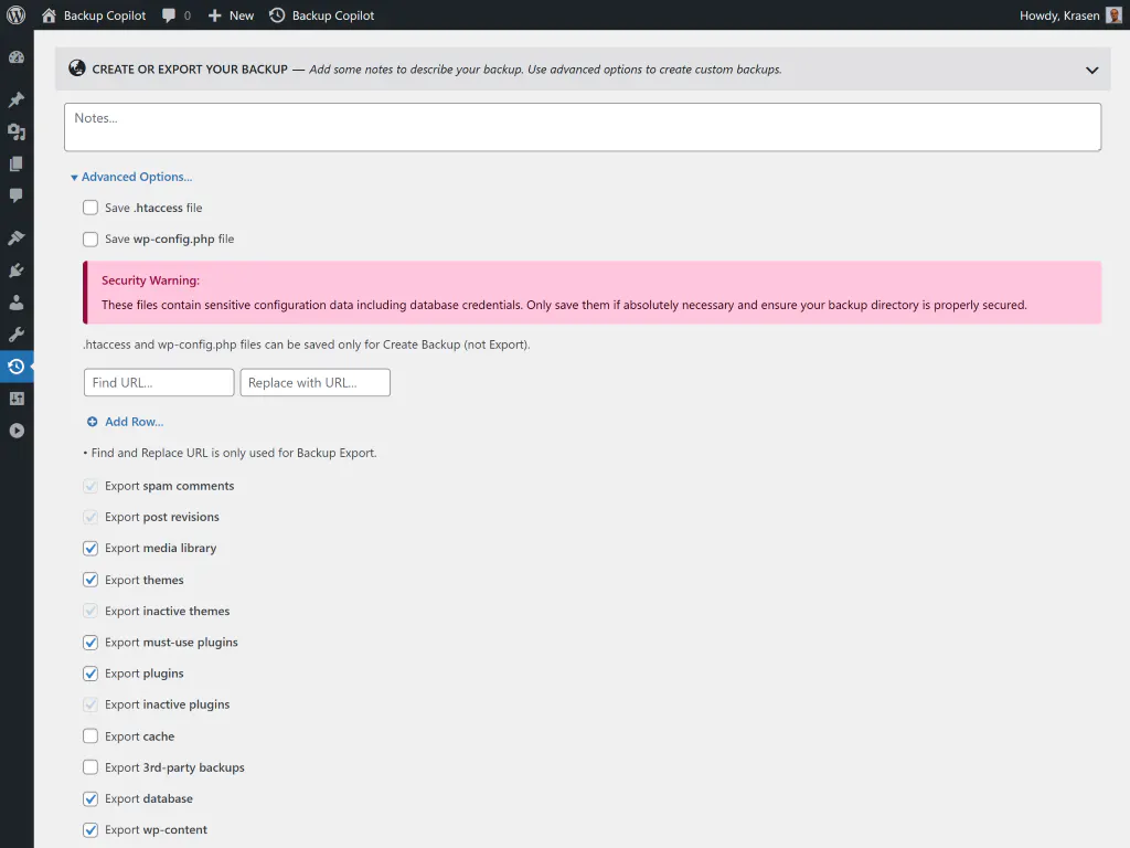 Backup Copilot for WordPress gallery image