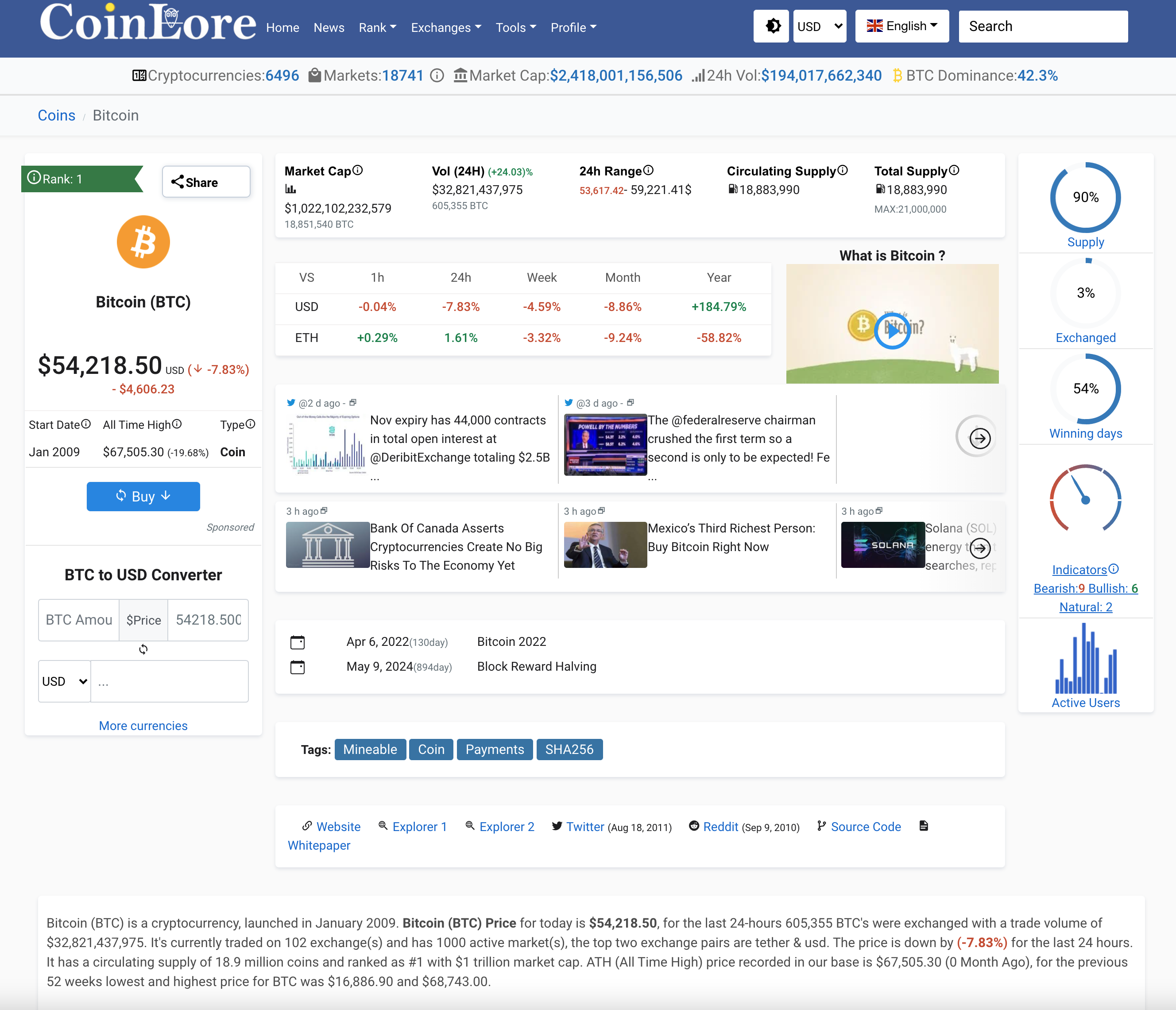 Coinlore - Cryptocurrency Price Tracker gallery image