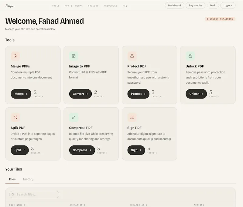 Riqa screenshot 3