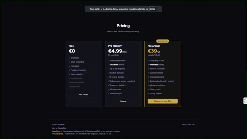 VaultAlias screenshot 3