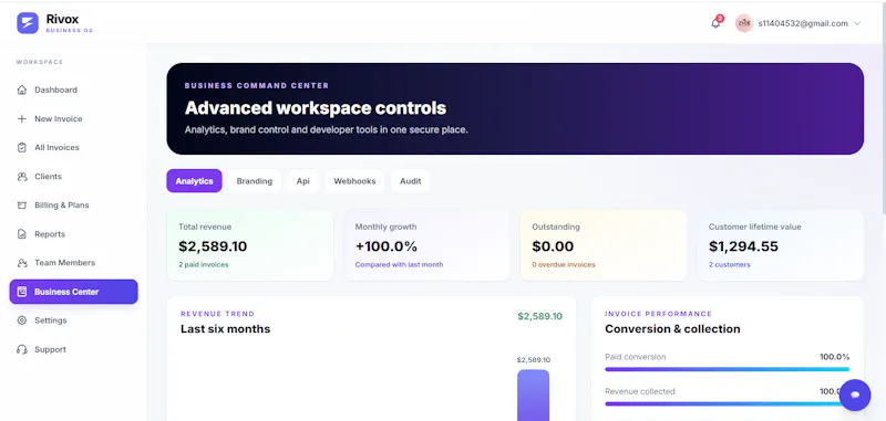 Rivox — Business, Billing & Payments screenshot 14