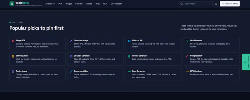 toolsholic screenshot 2