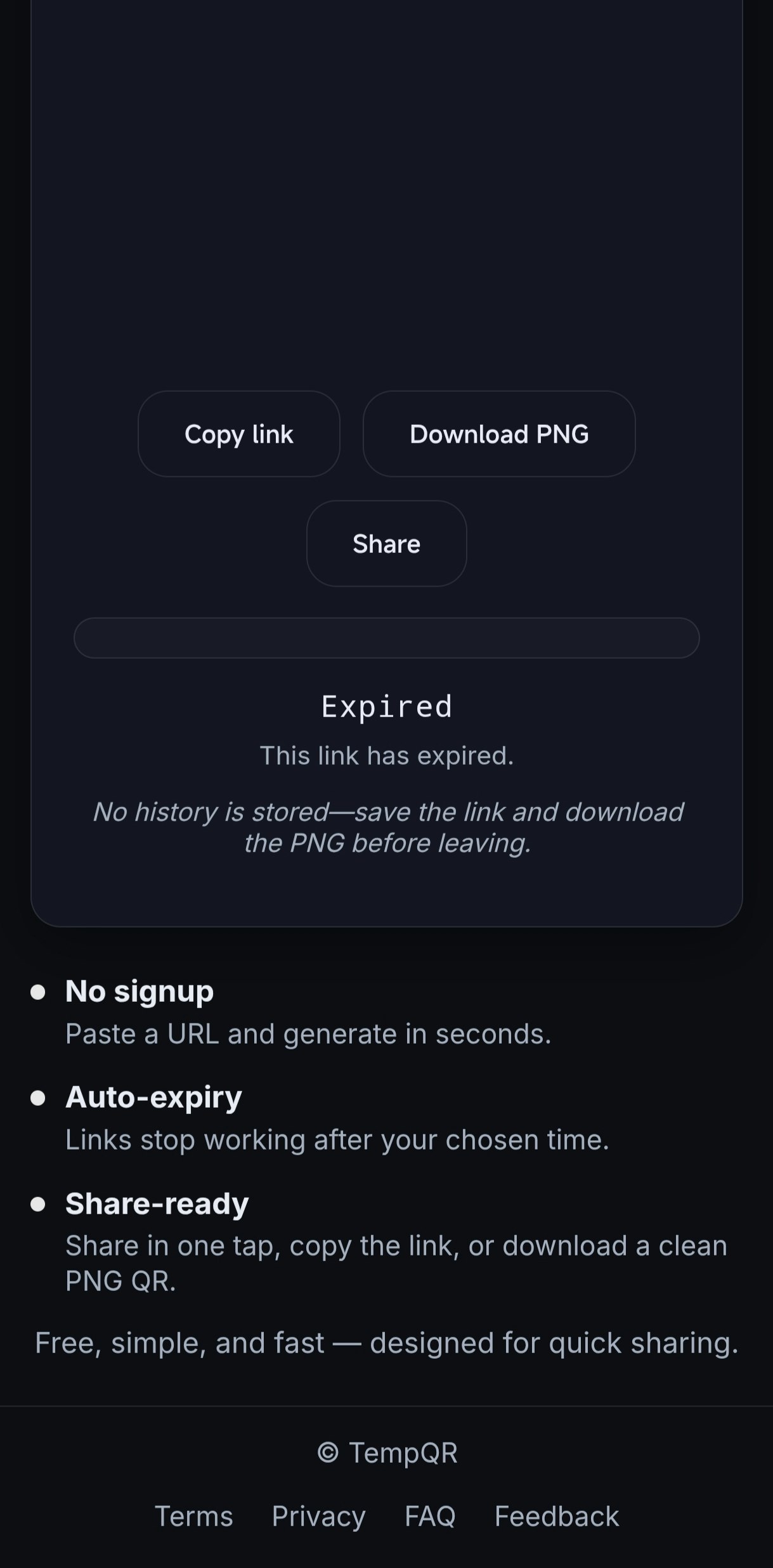 TempQR gallery image