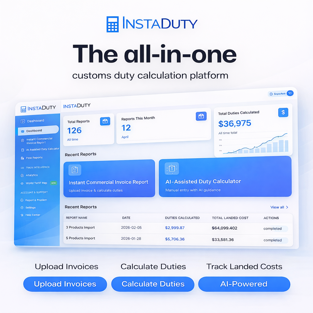 InstaDuty AI  - Main product screenshot demonstrating key features and user interface
