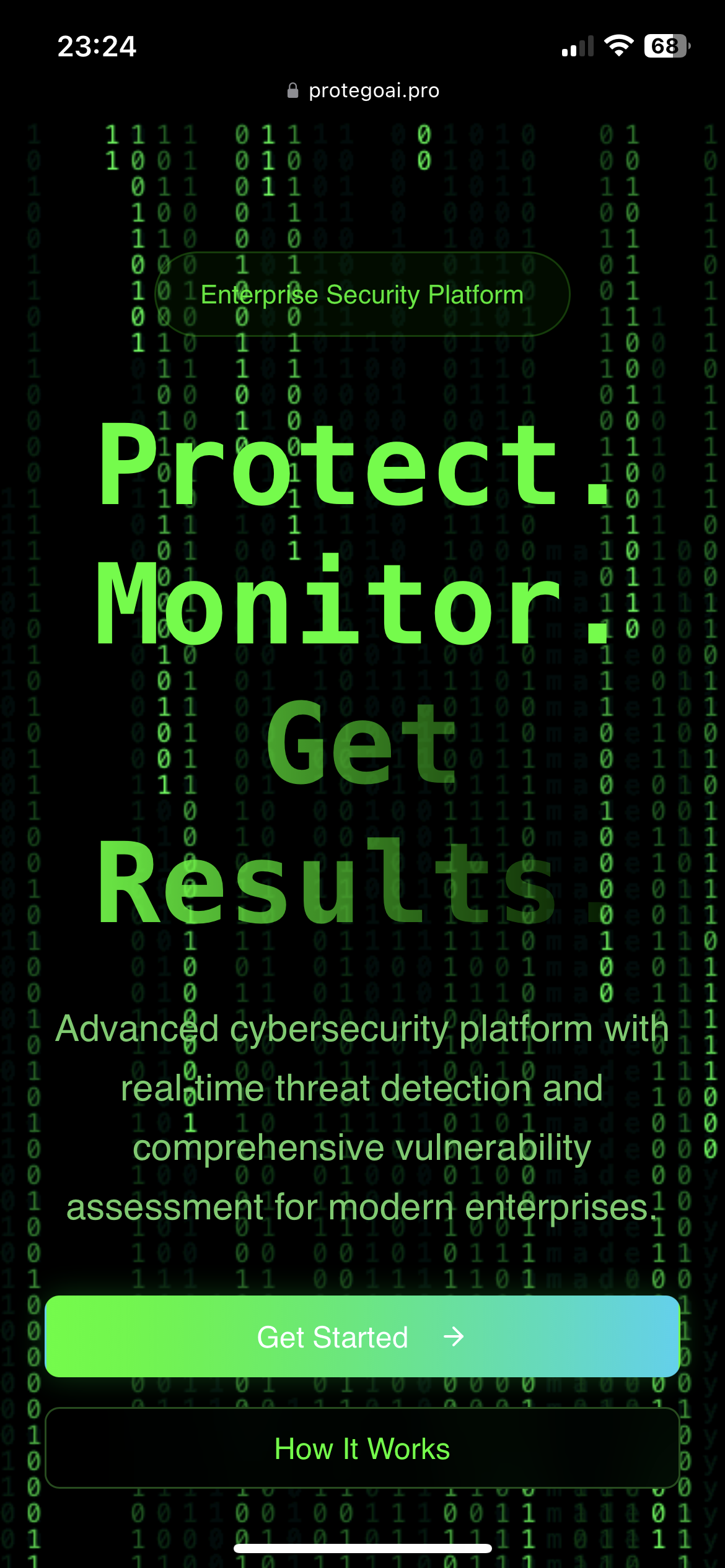 ProtegoAi - Main product screenshot demonstrating key features and user interface