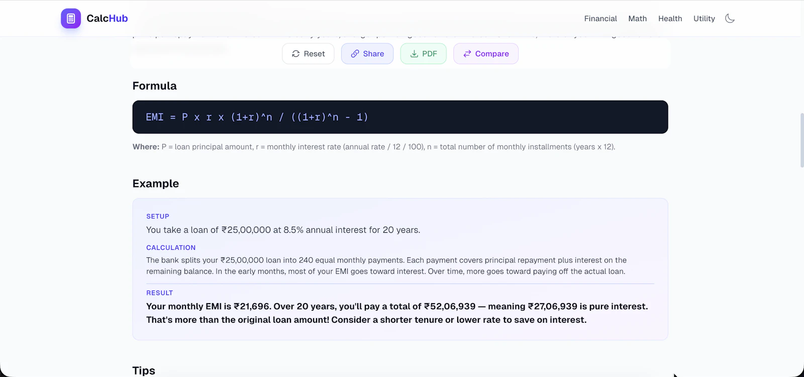 CalcHub screenshot 7