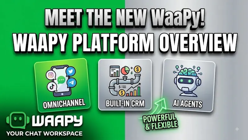 WaaPY - Omnichannel AI Messaging CRM  screenshot 1 (video preview)