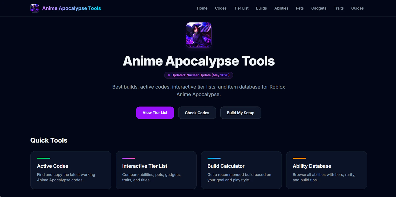 Anime Apocalypse Tools screenshot 1