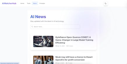 AIWatcherHub gallery image