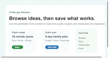 AI Recipe Kitchen gallery image