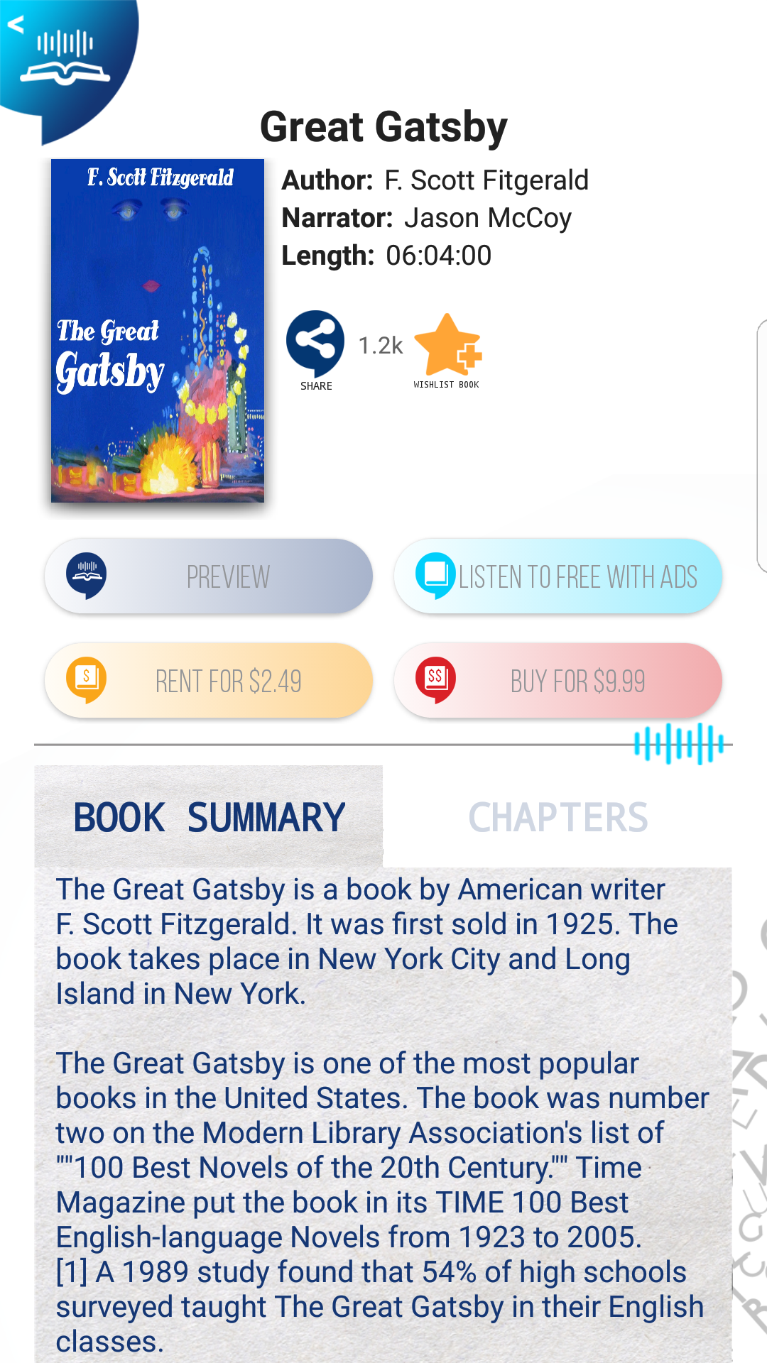 Chaptter - Audiobooks gallery image