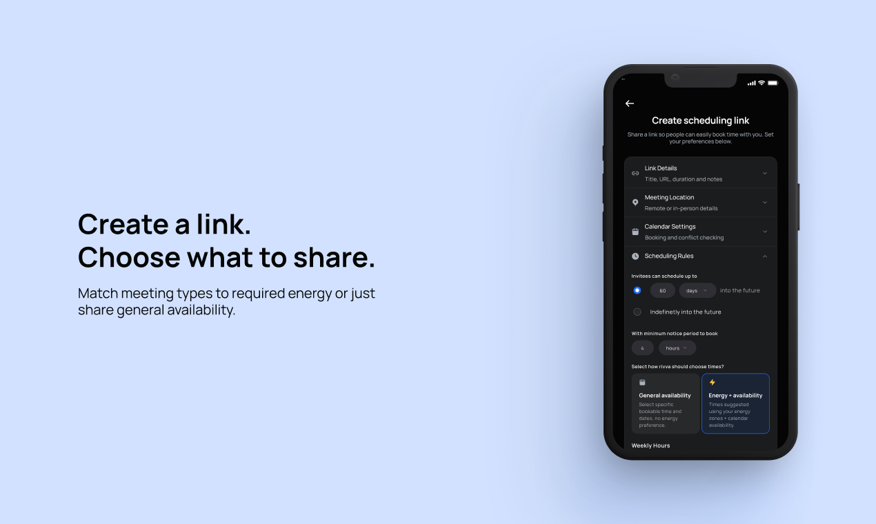 rivva scheduling links media 3