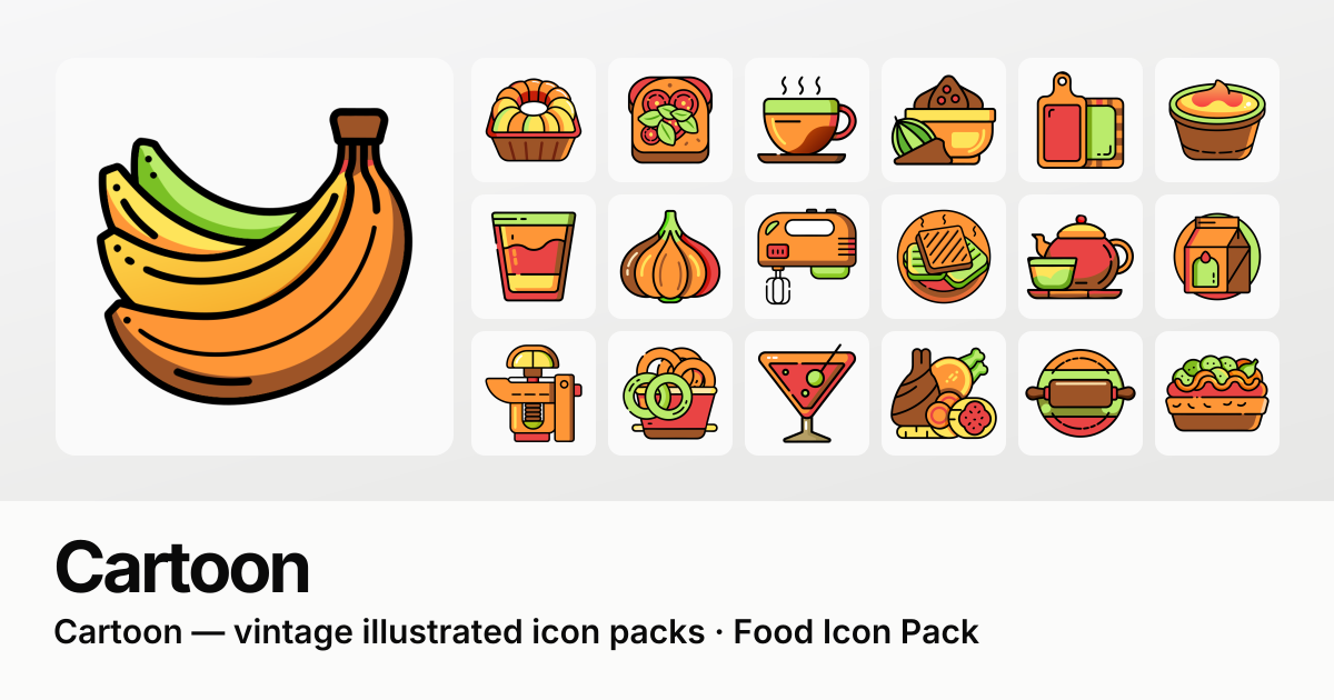Food Icons - free & premium packs gallery image