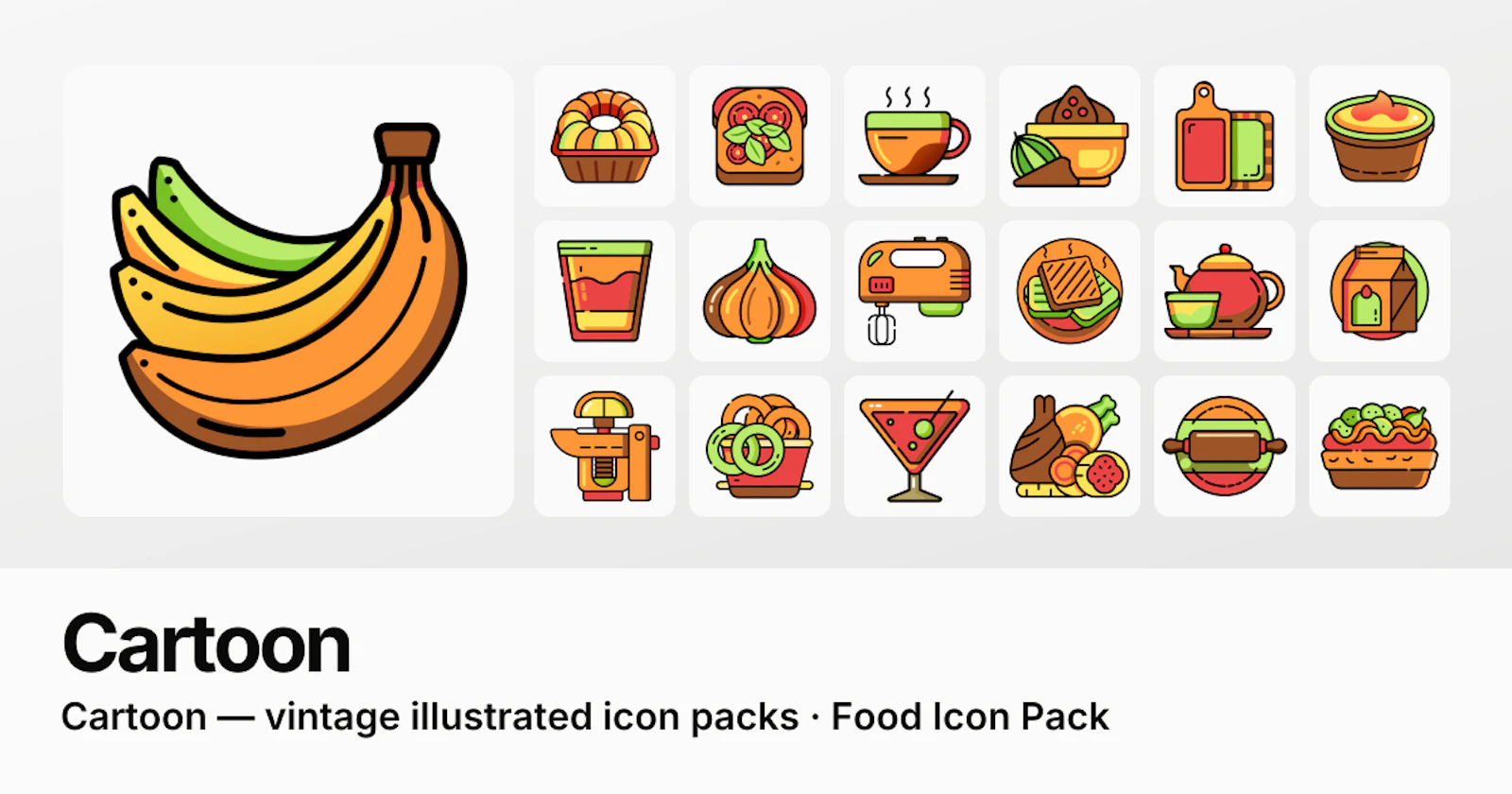 Food Icons - free & premium packs screenshot 1