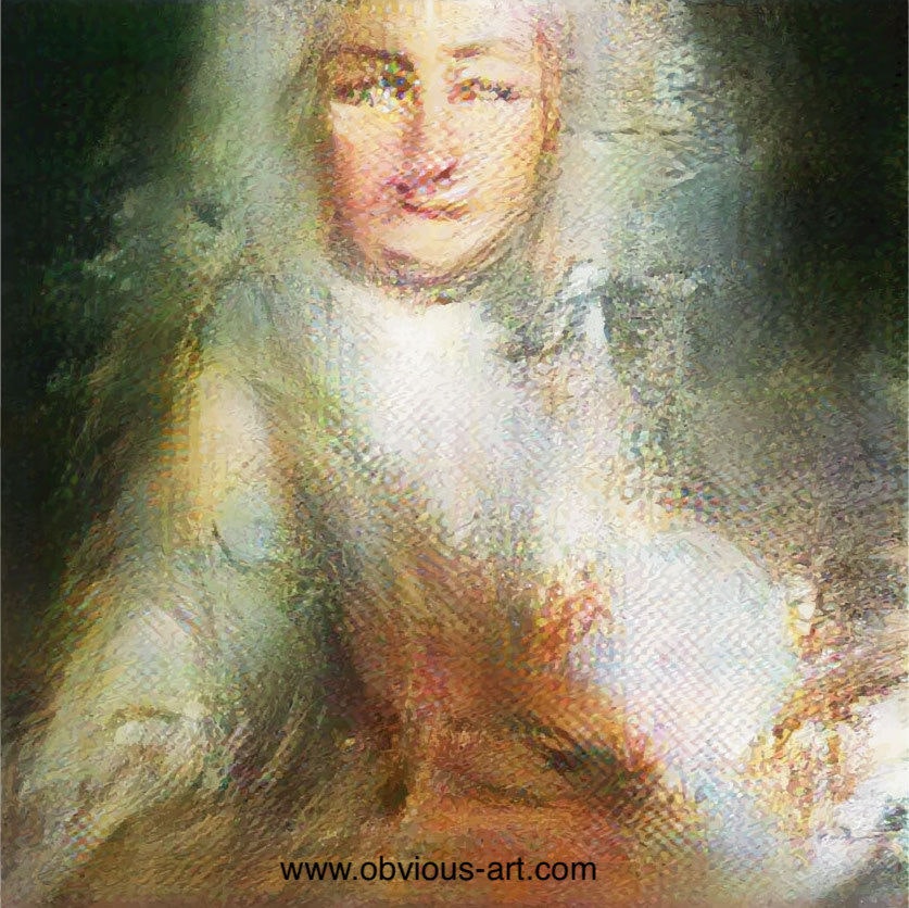 An Artwork created by an AI - Le Comte de Belamy