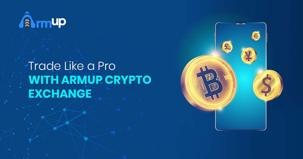 ARMUP - Crypto Exchange - Screenshot 2 showing product features and functionality