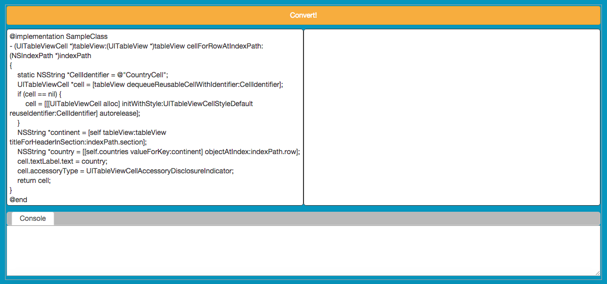 ObjectiveC2Swift gallery image