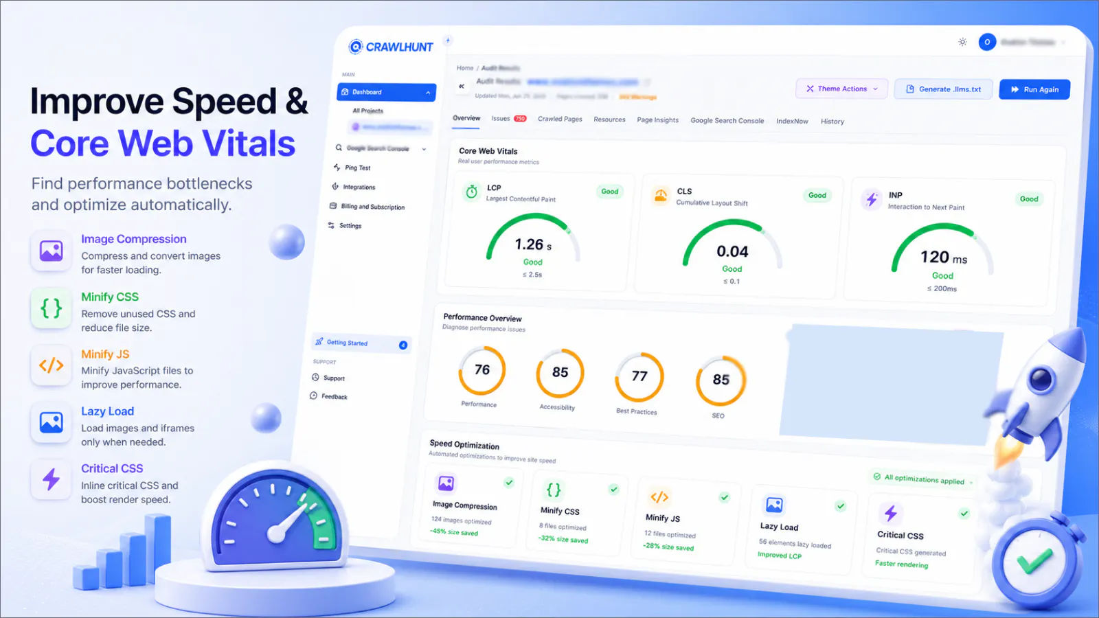 CrawlHunt Shopify App gallery image