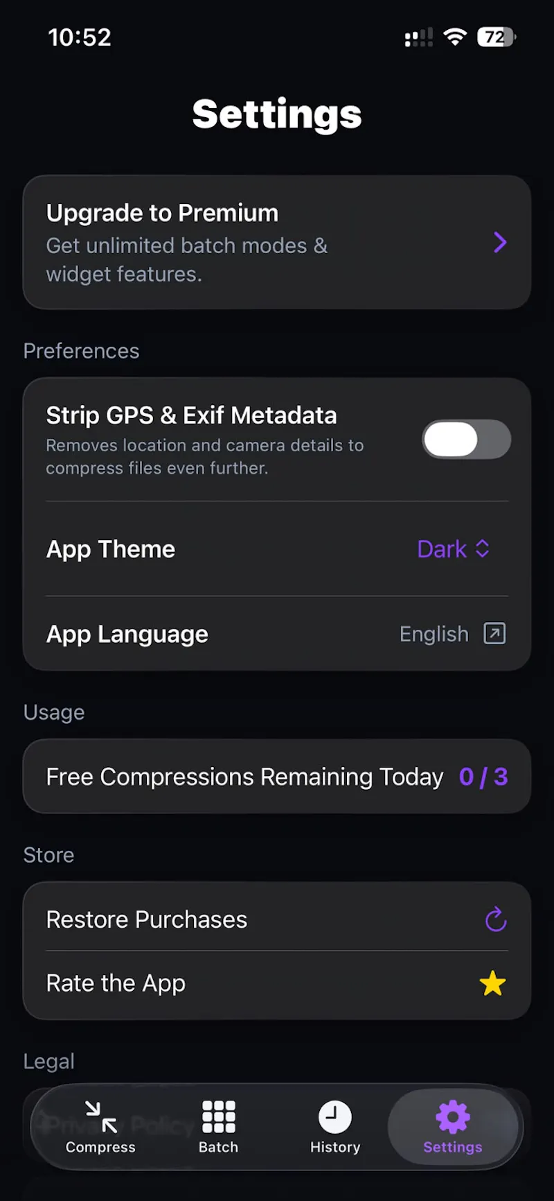 DropSize screenshot 3
