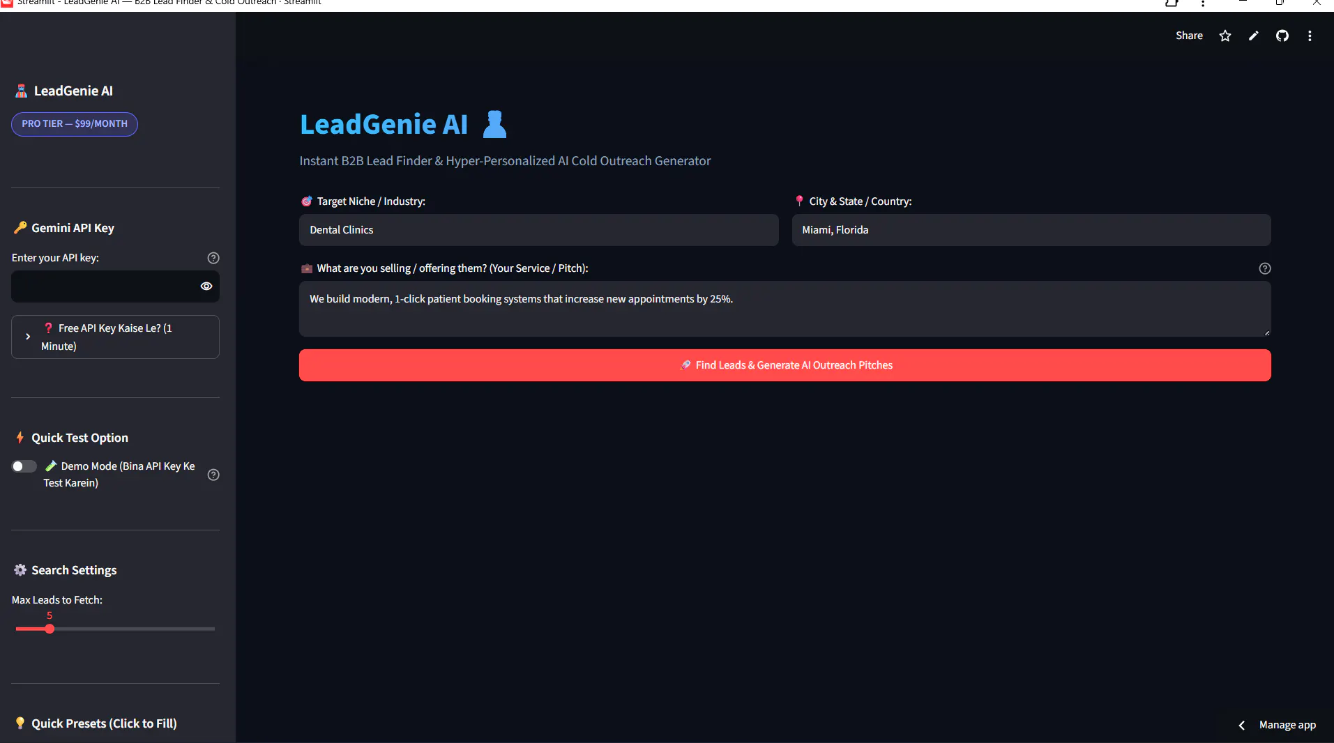 LeadGenie AI gallery image