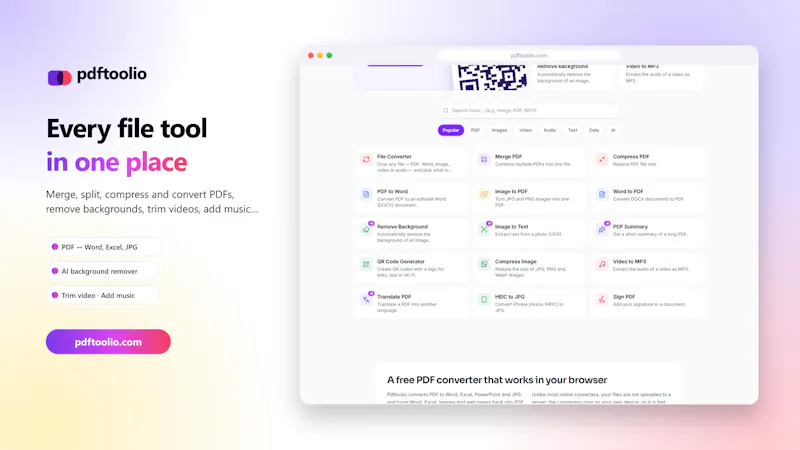 Pdftoolio.com screenshot 5