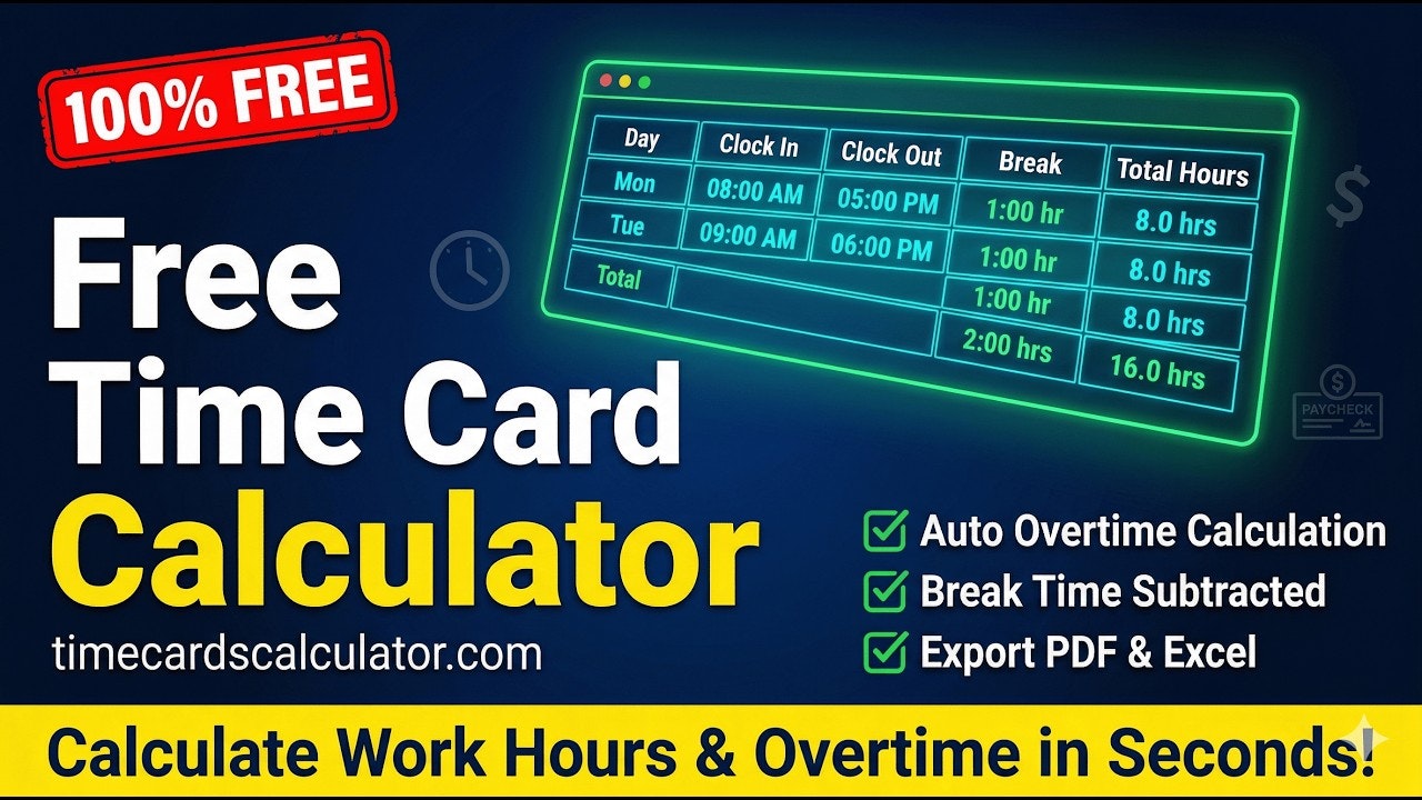 Time Card Calculator gallery image