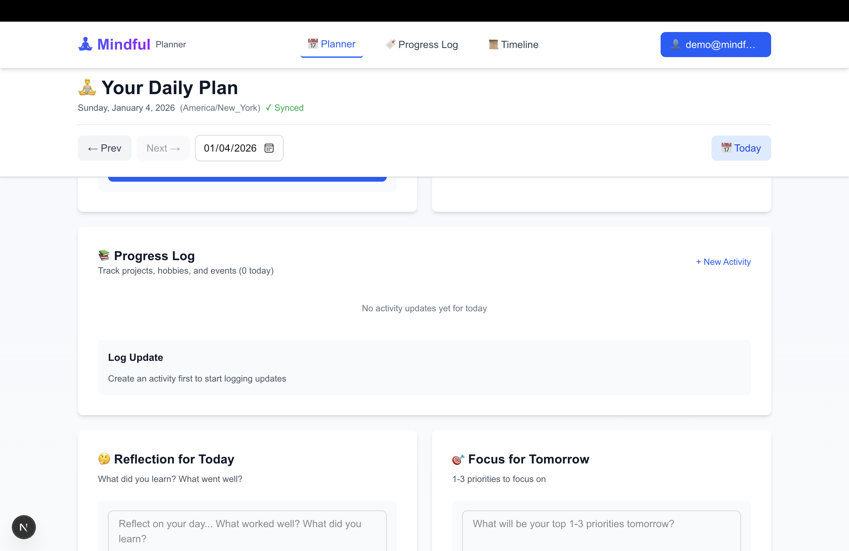 Mindful Planner - Screenshot 5 showing product features and functionality