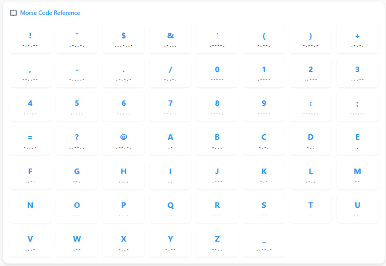 Morse Code Translator gallery image