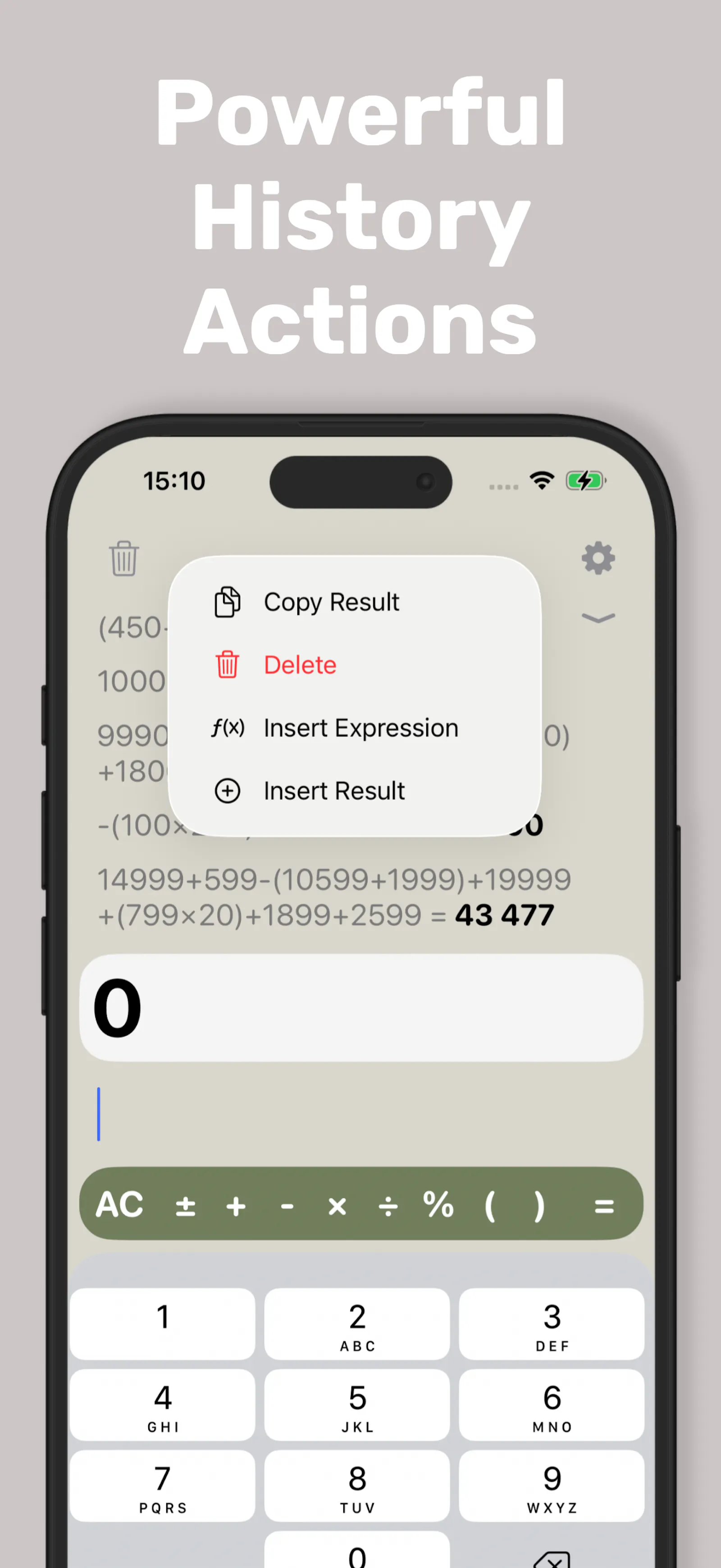 Clear Calc - Native Calculator screenshot 8