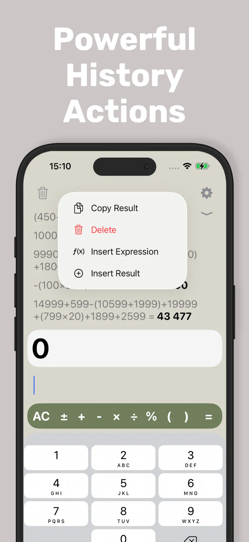 Clear Calc - Native Calculator screenshot 8