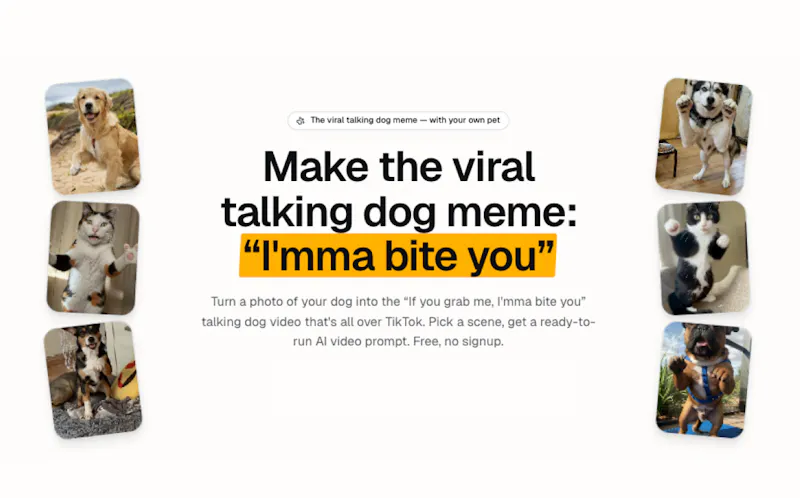 Talking Pet Video Prompt Generator screenshot 4