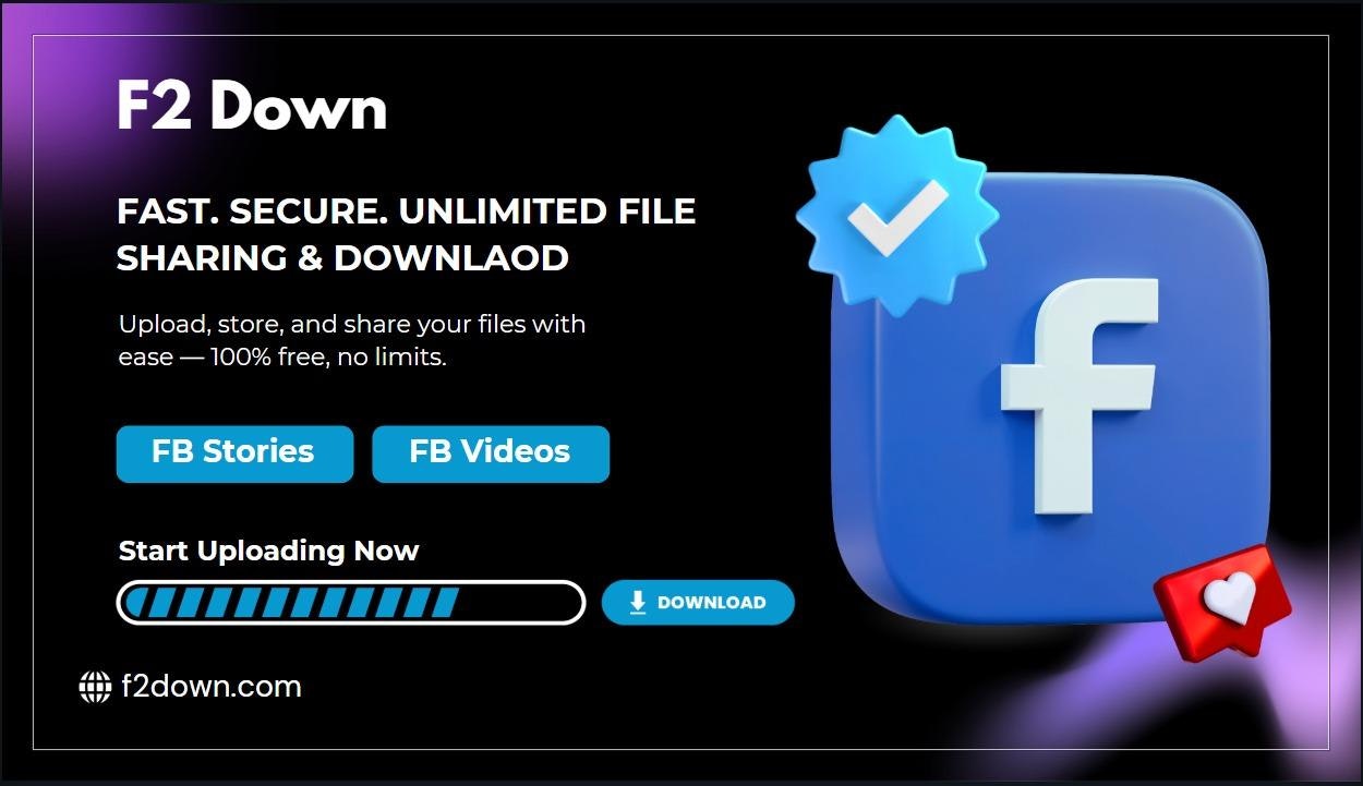 F2down Facebook Downloader - "Download with Ease Fast, Free & Simple! media 1