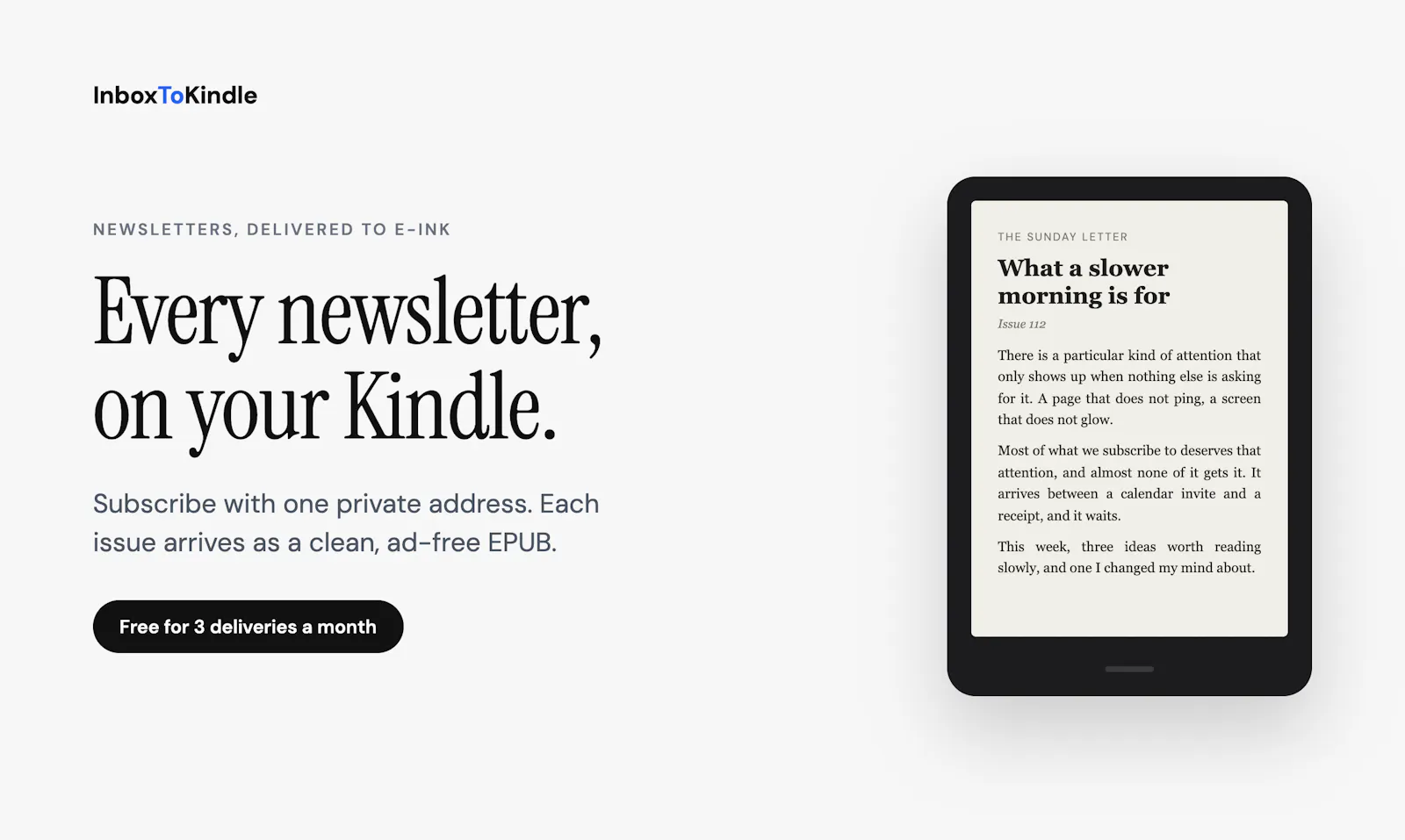 InboxToKindle screenshot 1