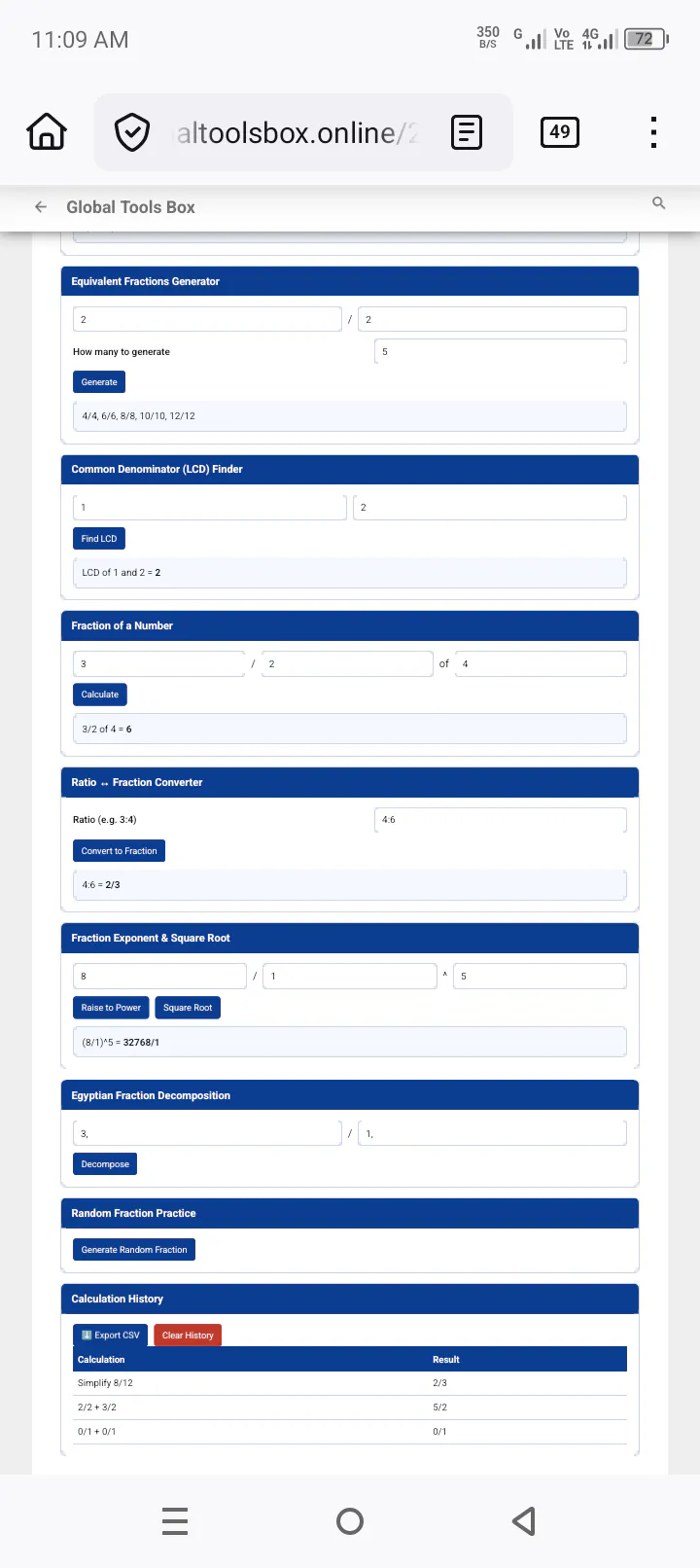 Fraction Calculator 2026 gallery image