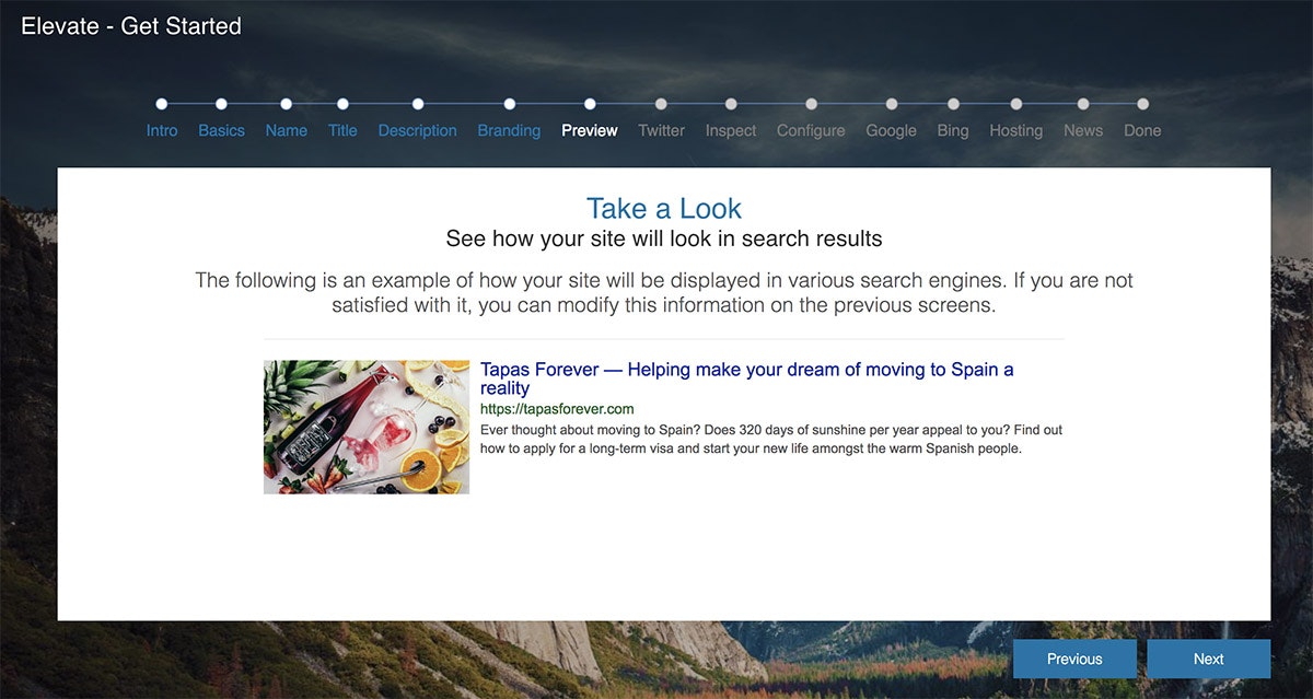 Elevate for WordPress gallery image