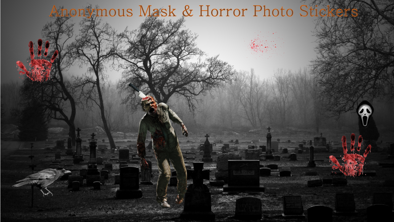 Anonymous Mask & Horror Photo Stickers gallery image