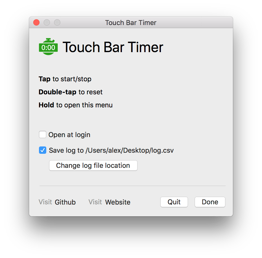 Touch Bar Timer media 1