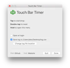 Touch Bar Timer gallery image