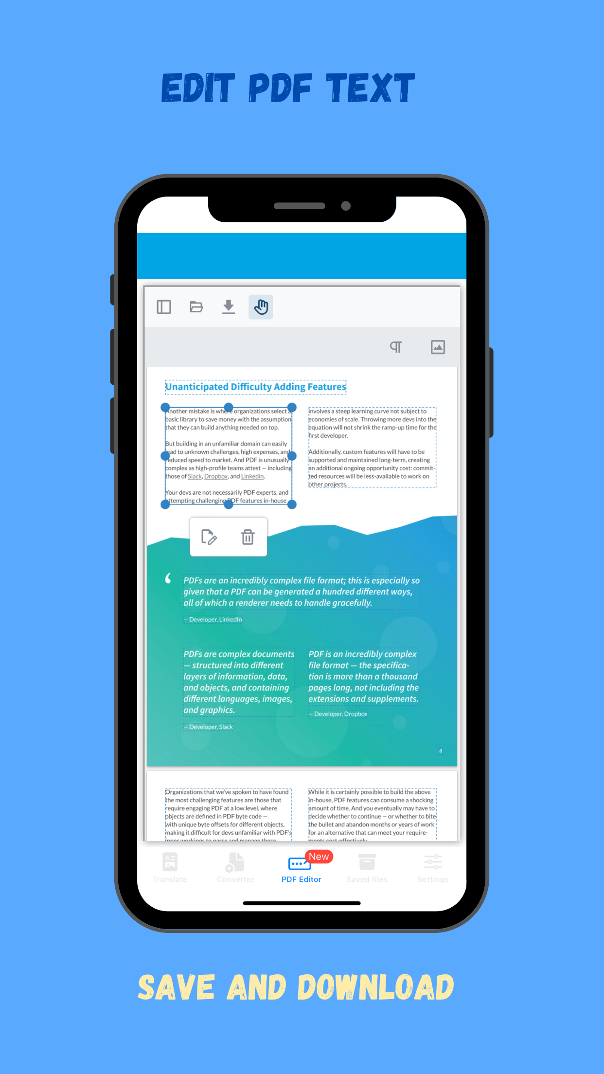 PDF Translator & Editor gallery image