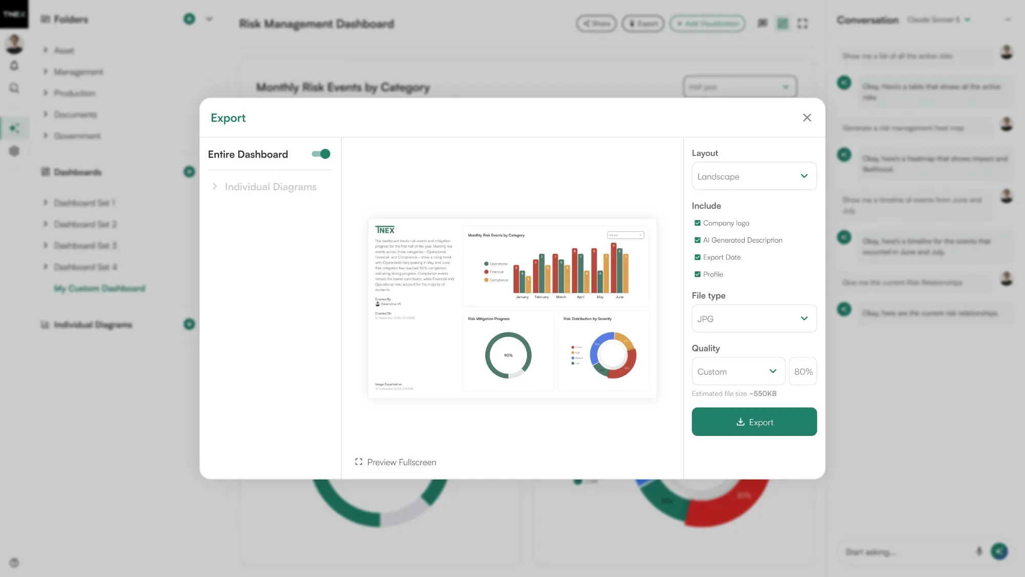T-NEX Dynamic AI Reporting gallery image