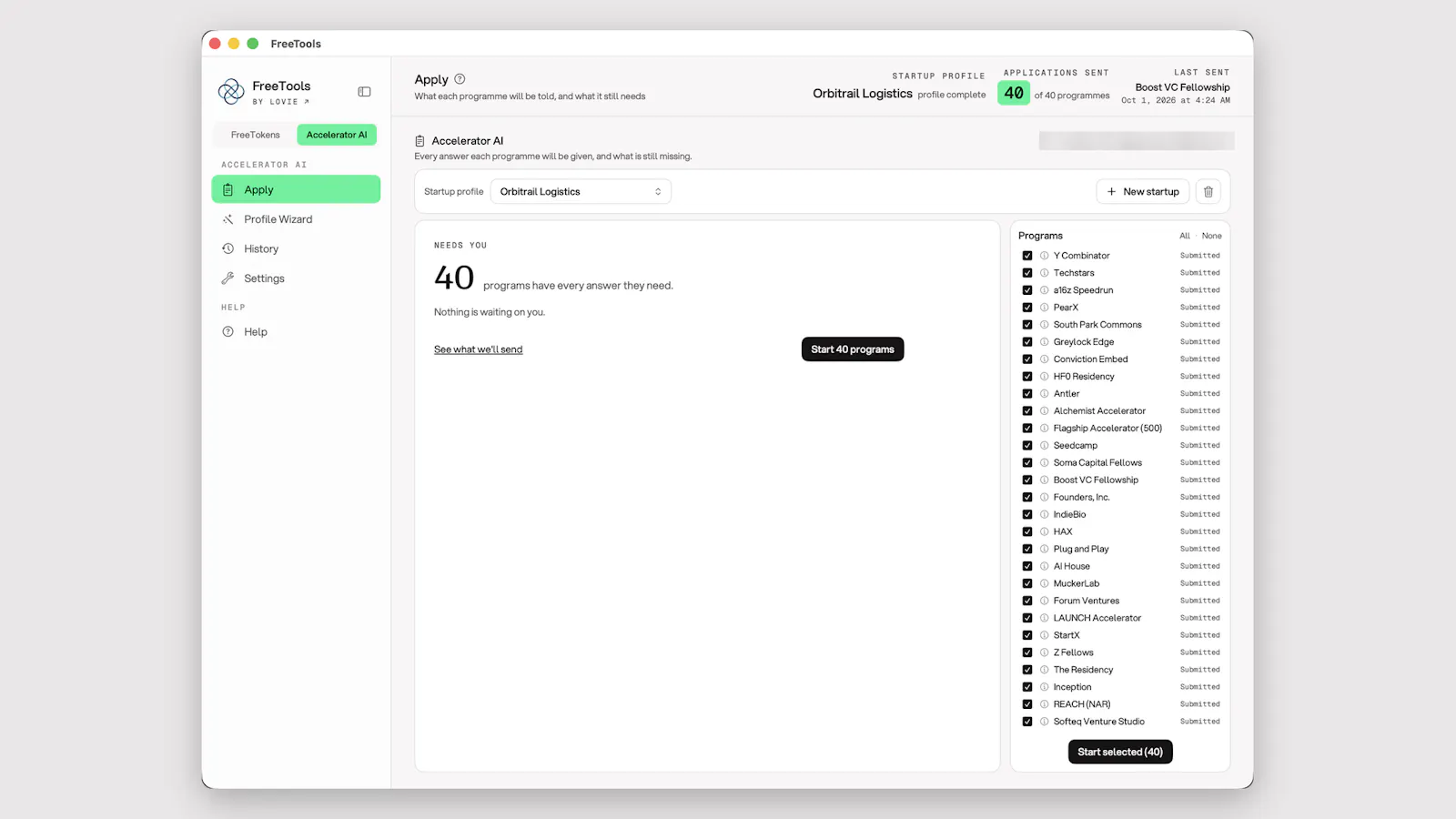 Accelerator AI by Lovie.co screenshot 3